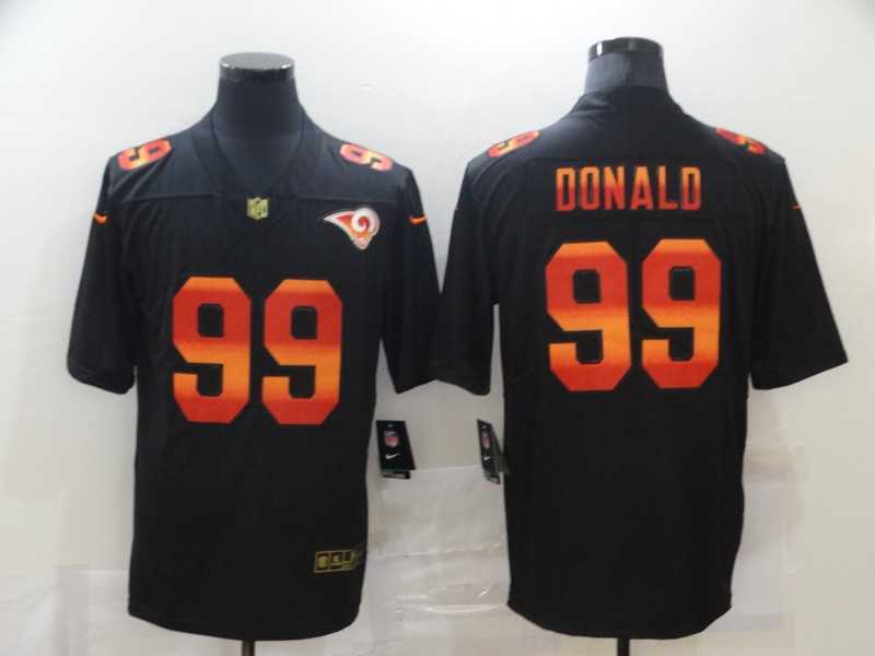 Nike Rams 99 Aaron Donald Black Colorful Fashion Limited Jersey,We sell and wholesale Nike Rams 99 Aaron Donald Black Colorful Fashion Limited Jersey on line form chian!